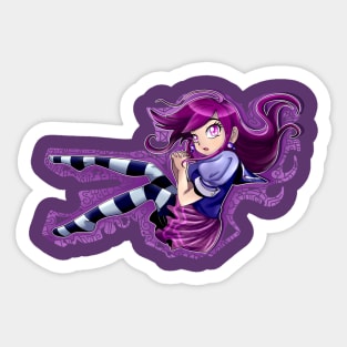 Falling Girl Sticker